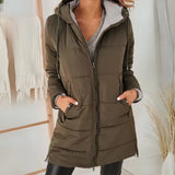 Rae™ - Lässige Kapuzen-Puffer-Daunenjacke