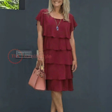 Paige™ - Brīvs Šifona Kleita