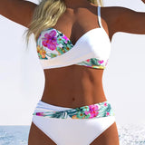 Bikini Bralette Stils Ar Kontrastu