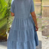 Bexley - Lässiges Sommer V-Ausschnitt Kleid