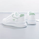 Zana - Zapatillas blancas šiks de comodidad ligera