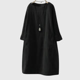 Grace - Relaxed Corduroy midi kleita