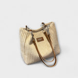 Olivia - Mīksts Cord plecu soma