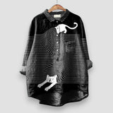 Geraldine™ | Damen-Shirt mit Hundedruck
