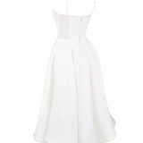 Ophira™ - Elegants korsetes midi kleita
