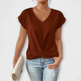 Nadia | Elegants V-veida Top