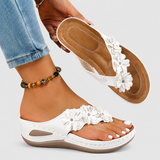 Vēsma - Sandalias Florales Cómodas