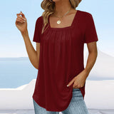 Brenda™ | Elegante Plissee-Bluse