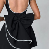 Damen Ärmelloses Mini-Kleid