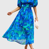 Merlin - Flattering ziedains midi kleita