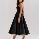 Ophira™ - Elegants korsetes midi kleita