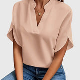 Malorie | Mīksta un Eleganta V-Veida Krekls