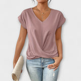 Nadia | Elegants V-veida Top