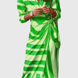 Everly - Elegants apsienama kleita ar apdruka