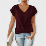 Nadia | Elegants V-veida Top