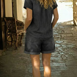 Romy | Brīva džinsu kleita" can be rewritten as "Romy | Relaxed Denim Dress.