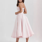 Ophira™ - Elegants korsetes midi kleita