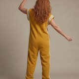 Raquel | Zip Priekšpuses Svītru Paneļa Jumpsuit