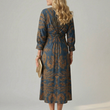 Iris | Dabiskais Wrap Midi Kleita