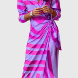 Everly - Elegants apsienama kleita ar apdruka