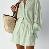 Elizabeth - Luftiges Shirt- und Shorts-Set