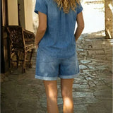 Romy | Brīva džinsu kleita" can be rewritten as "Romy | Relaxed Denim Dress.