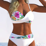 Bikini Bralette Stils Ar Kontrastu