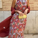 Delly - Boho stila divdaļīgs kleits
