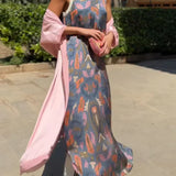 Delly - Boho stila divdaļīgs kleits