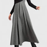 Janet - Elegants garas piedurknes maksi kleita