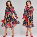 Andrea™ - Modisches Blumenkleid