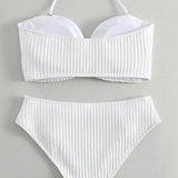Vienkrāsains Halter Bikini