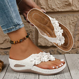 Vēsma - Sandalias Florales Cómodas