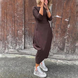 Elsbeth™ - Elegants Sieviešu Kleita Ar Kabatu