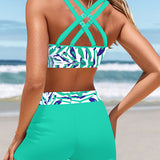 Bikini Ar Druku Atpūta Boxer