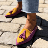 Marceline | Slingback mūlīši ar pušķiem