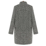 Wendy - Garš Fabric mētelis