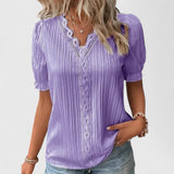 Avienne - Elegants V - Neck blūze