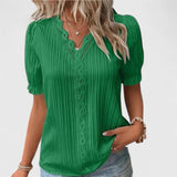 Avienne - Elegants V - Neck blūze