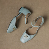 Lilette Buckle Ādas Mary-Janes