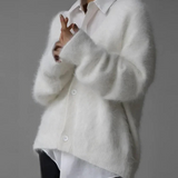 Peyton - Women’s Elegants Fluffy V - Neck kardigāns