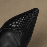 Louane Apspīlēti Ādas Slingback Papēži