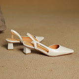 Malia Ādas Slingback Kurpes