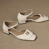 Lilette Buckle Ādas Mary-Janes