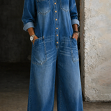 Arletty | Off Shoulder Long Sleeve Jumpsuit