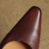 Malia Ādas Slingback Kurpes