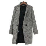 Wendy - Garš Fabric mētelis