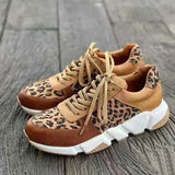 Vanina | Komfortabli leopardu sporta apavi.