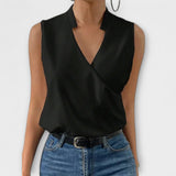 Loretta - Izsmalcināts V - neck tops