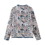 Damen Langarm Rundhalsjacke mit Taschen